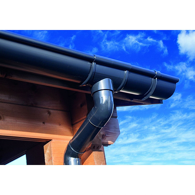 Dakgootset kunststof 100 mm tbv prieel Extremo