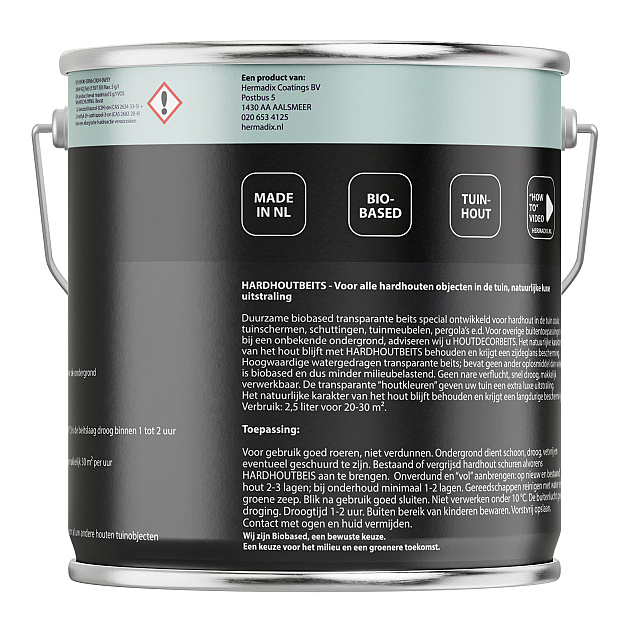 Hardhoutbeits Teak - 2500 ml