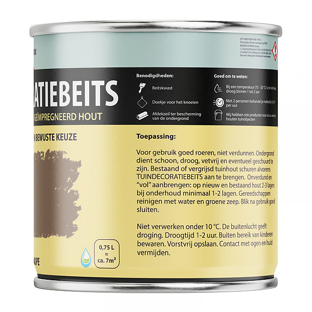 Tuindecoratiebeits 715 Pure Taupe - 750 ml