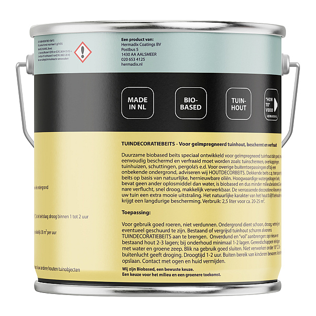 Tuindecoratiebeits Taupe Dekkend  - 2500 ml