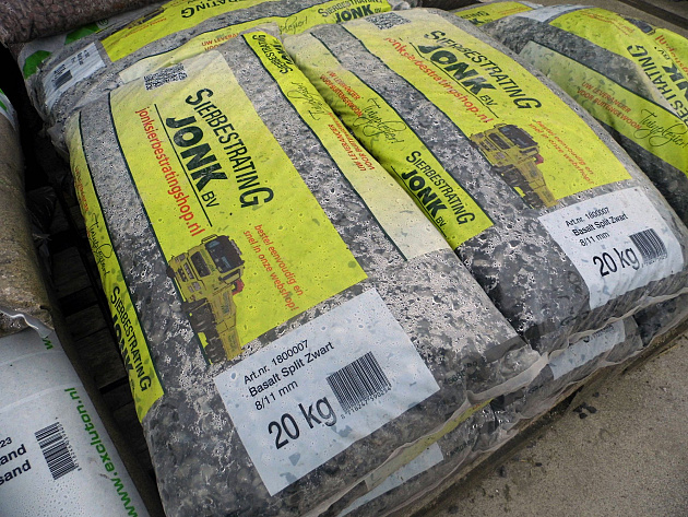 Basaltsplit 8-11mm per zakje