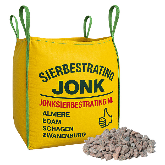 Granietsplit Roze 16-22mm incl. Big Bag (1 m³)