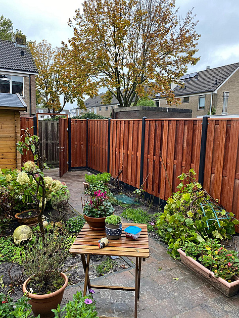 5212 actie hardhouten tuinscherm recht verticaal 180x180 cm 145733