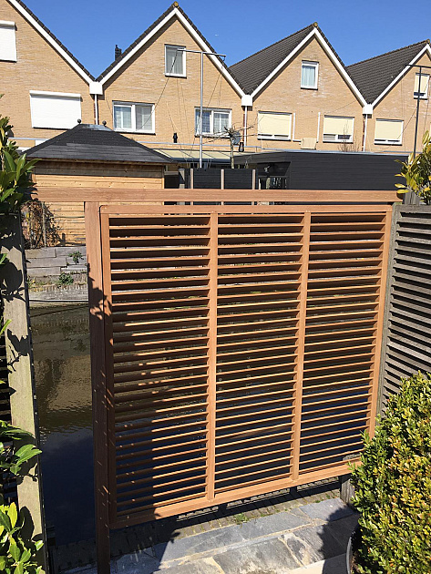 5213 hardhouten lamellenscherm louvre 180x180 cm 79832