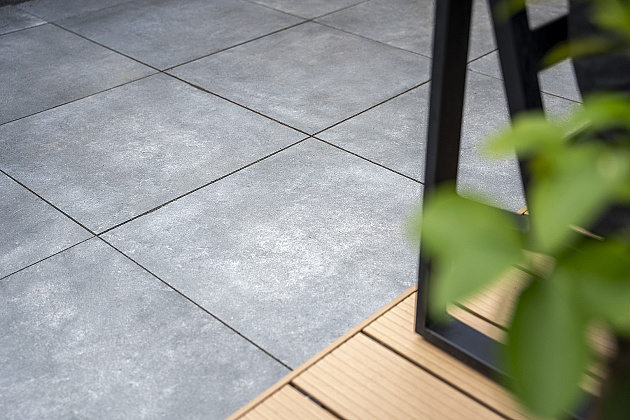 Cerasun 60x60x4 cm Cemento Antracite