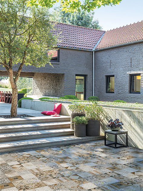 Marlux Designtegel 60x60x3 cm Mosaic Arabica (nog 24,46 m2 voorradig in edam)