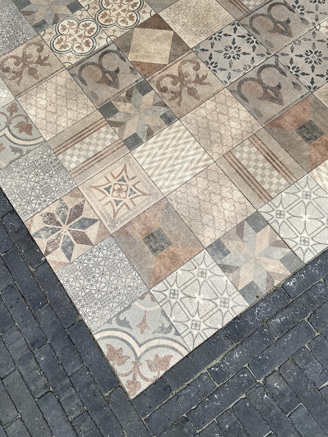 53424 marlux designtegel 60x60x3 cm mosaic arabica nog 24 46 m2 voorradig in edam  267751