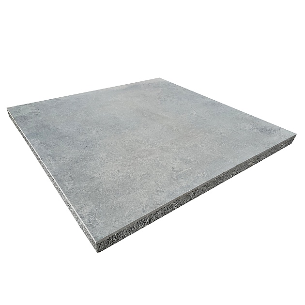 Outletpartij Edam ca. 3.84 m2 GeoCeramica® 80x80x4 Cementi Grey