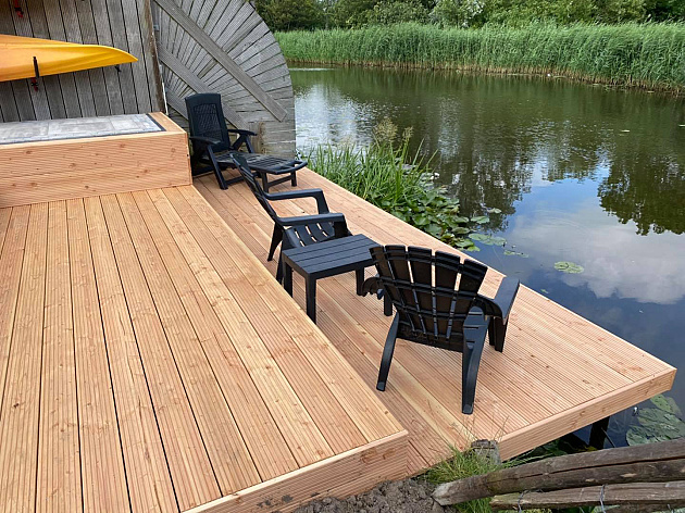 5588 douglas geschaafd vlonderplank dekdeel 2 4 x 13 8 x 400 cm blank. 189596