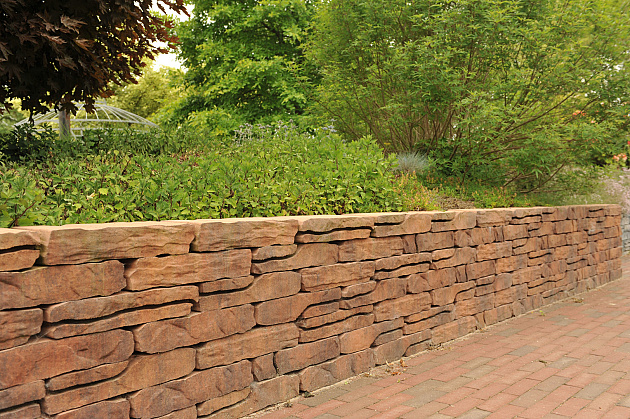 Montagna Muurelementen 42x18x8 cm Rossa