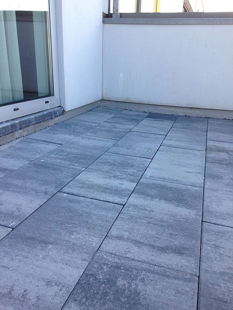 H2O Comfort Square 30x60x5 cm Nero/Grey