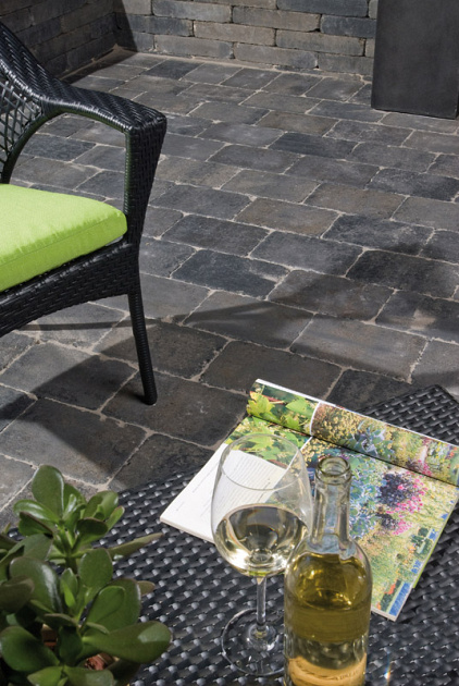 Stonique Trommel 20x30x6cm Grijs/Zwart