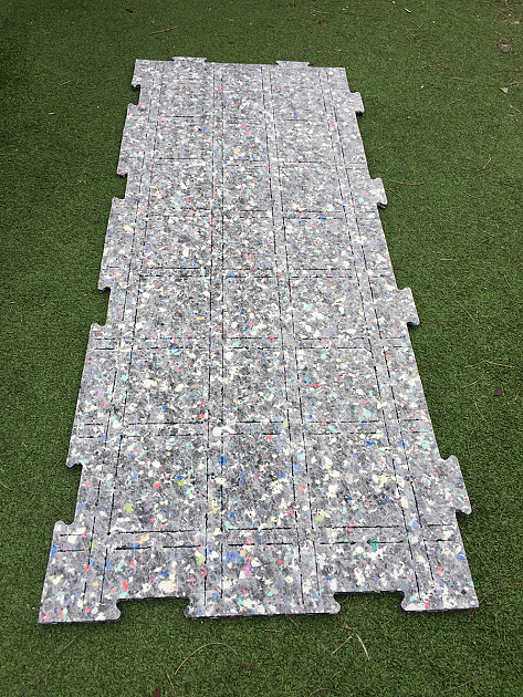 Valdempingsplaat 90x225x1,8 cm