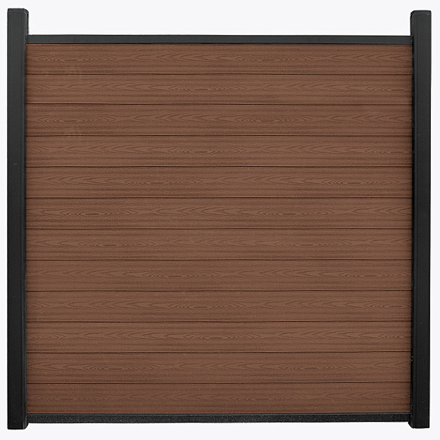 Unique Composiet Tuinscherm Bruin 170x187 cm