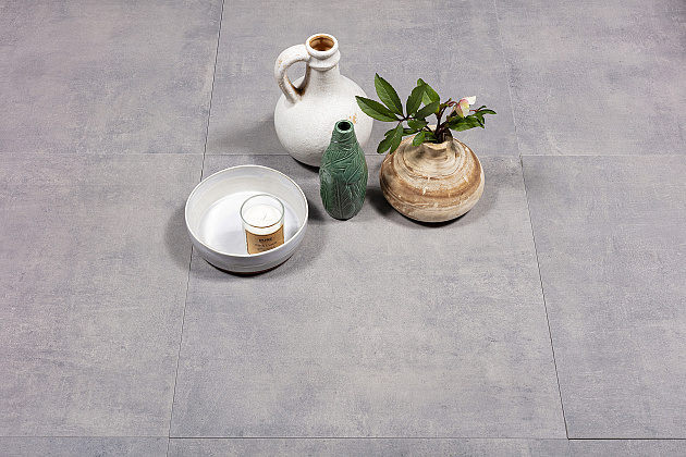 Restpartij Almere: ca.(7.91)m2 GeoCeramica® Starter 60x60x4 cm Patch-Plus Grey