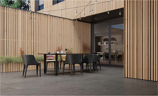 Restpartij Almere: ca. 8.27m2 Cera3Line Lux&Dutch Square Uni 60x60x3 cm Antracite