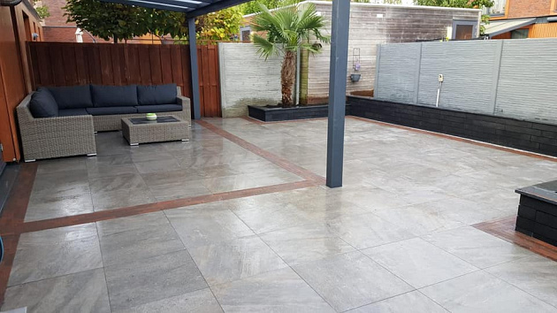 Restpartij Almere: ca. 7.2m2 Cerasun Quartz 60x60x4 cm Dark Grey