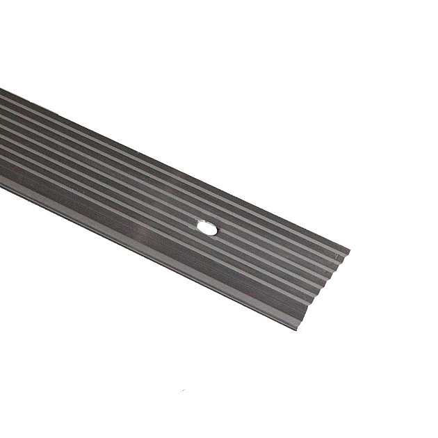 Aluminium Knelprofiel met sleufgaten 250x4,8 cm cm, bruut