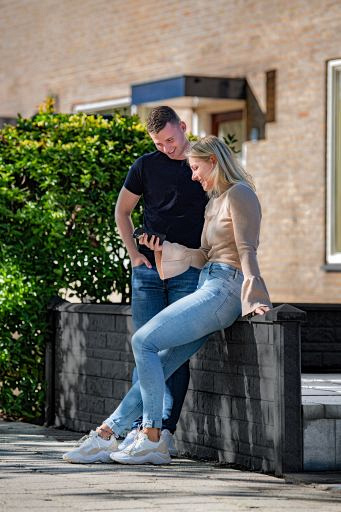 Beton Hekwerk Eindpaal 10x10x145 cm, Antraciet