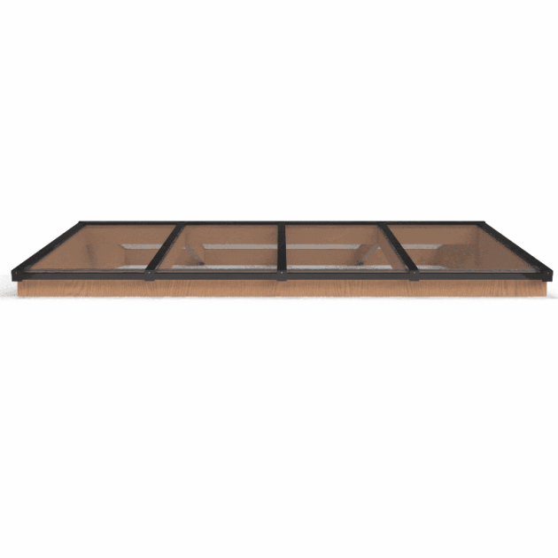 58251 douglas zadeldak lichtstraat zwart 322 2 b x 305 d cm 8 ruits gelaagd 44.2 glas 613910