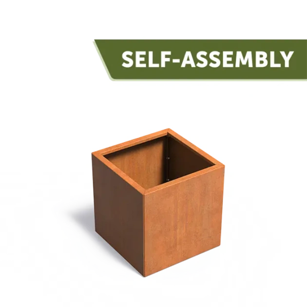 Plantenbak Carrez Connect zonder bodem cortenstaal 70x70x70 cm