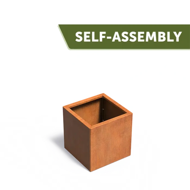 Plantenbak Carrez Connect zonder bodem cortenstaal 60x60x60 cm