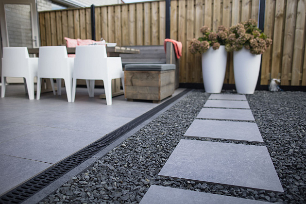 GeoCeramica 60x60x4 cm Impasto Grigio