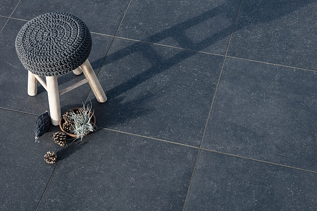 GeoCeramica 60x60x4 cm Impasto Negro