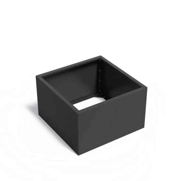 Plantenbak Carrez Connect zonder bodem gecoat staal 100x100x60 cm