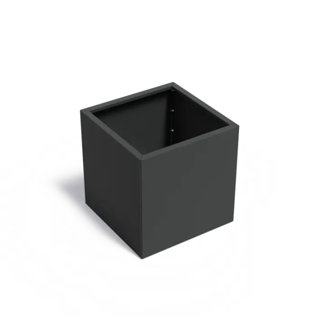 Plantenbak Carrez Connect zonder bodem gecoat staal 80x80x80 cm