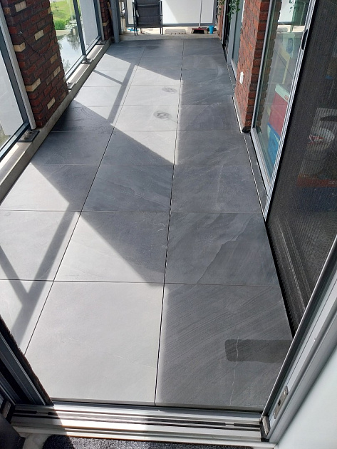 Restpartij Edam: Ca. 18,75  m2 CeraLuxe 60x60x3 cm Black Abyss