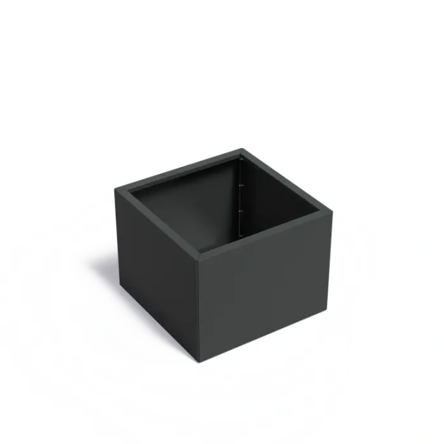 Plantenbak Carrez Connect zonder bodem gecoat staal 80x80x60 cm