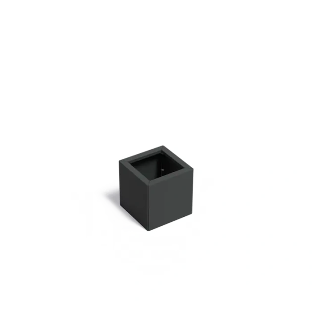 Plantenbak Carrez Connect zonder bodem gecoat staal 40x40x40 cm