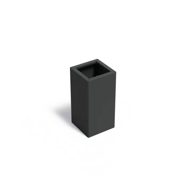 Plantenbak Carrez Connect zonder bodem gecoat staal 40x40x80 cm