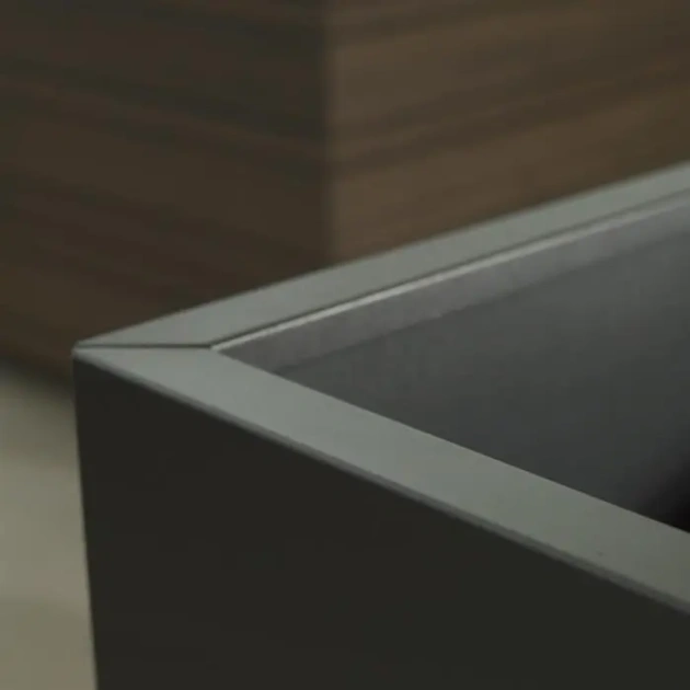 Plantenbak Carrez Connect zonder bodem gecoat staal 200x50x60 cm