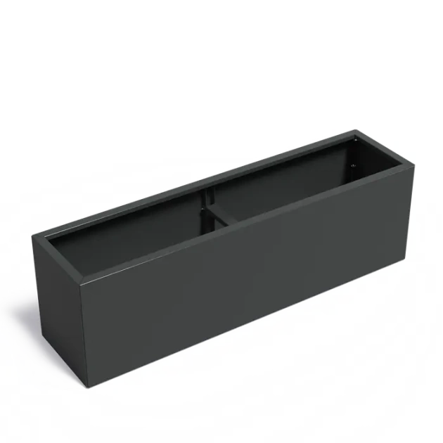 Plantenbak Carrez Connect zonder bodem gecoat staal 200x50x60 cm