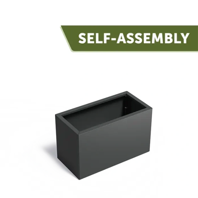 Plantenbak Carrez Connect zonder bodem gecoat staal 100x50x60 cm
