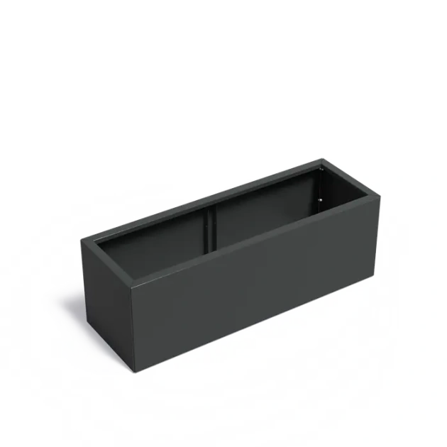 Plantenbak Carrez Connect zonder bodem gecoat staal 150x50x50 cm