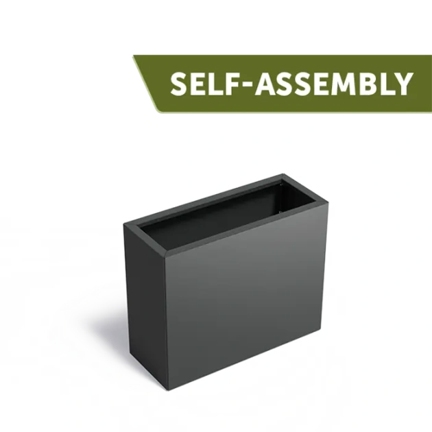 Plantenbak Carrez Connect zonder bodem gecoat staal 100x40x80 cm
