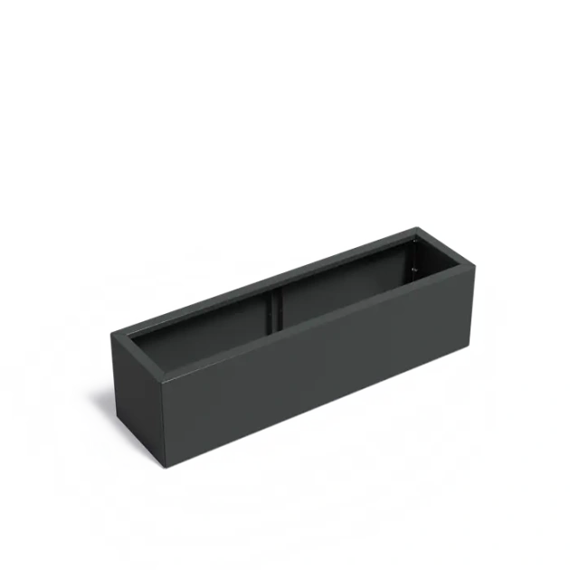 Plantenbak Carrez Connect zonder bodem gecoat staal 150x40x40 cm