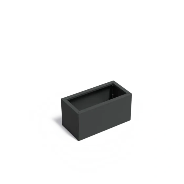 Plantenbak Carrez Connect zonder bodem gecoat staal 80x40x40 cm