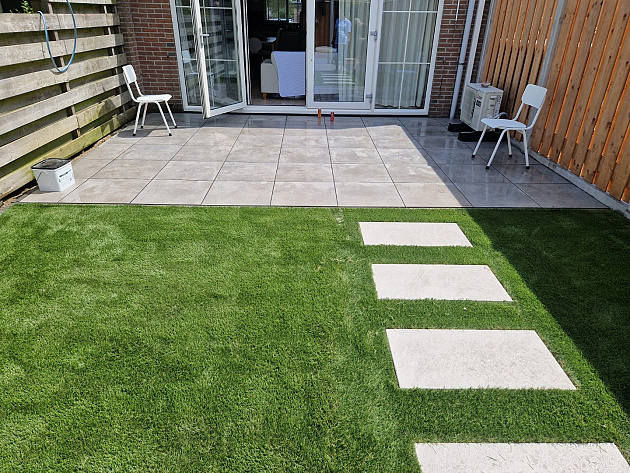 Actietegel Keramiek op Beton 60x60x4 cm Earth Design Cool Grey (voorraad Edam)
