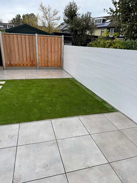 Actietegel Keramiek op Beton 60x60x4 cm Earth Design Cool Grey (voorraad Edam)