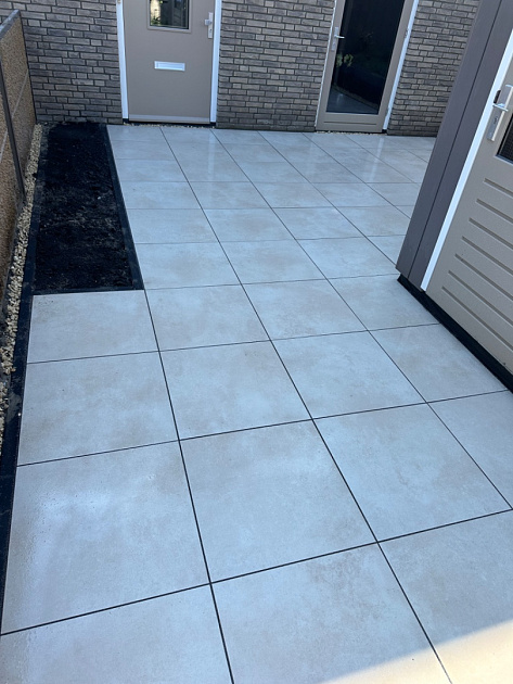 Actietegel Keramiek op Beton 60x60x4 cm Earth Design Light Sand