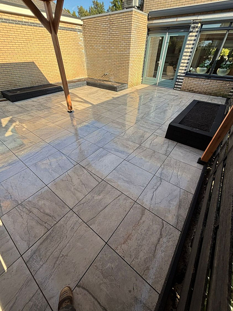 Actietegel Keramiek op Beton 60x60x4 cm Bellagio Beige