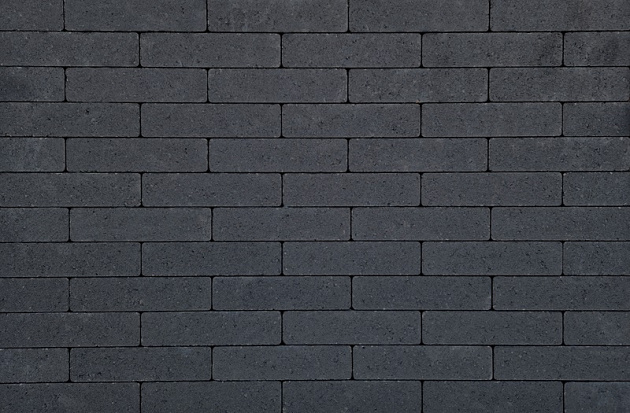 Waalformaat Strak zonder facet 5x20x6 cm Antraciet