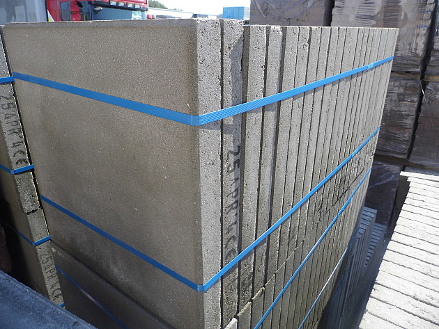Betontegel 50x50x5 cm Grijs met facet