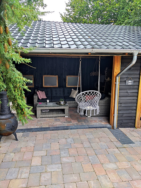 Stonique Trommel 20x30x6 Oud Bruin