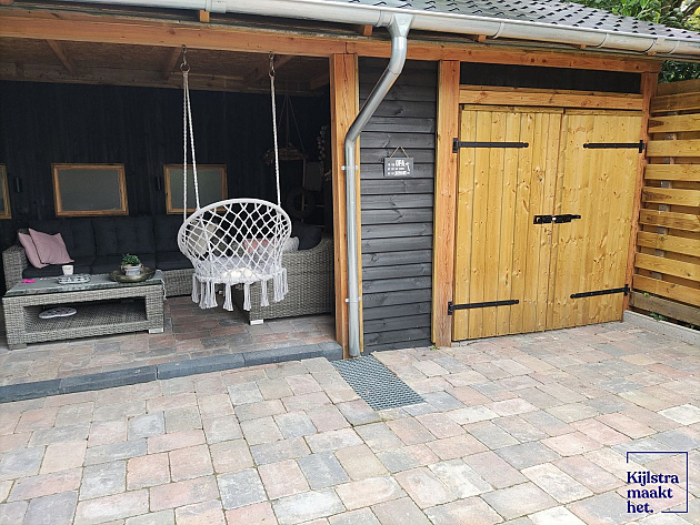 Stonique Trommel 20x30x6 Oud Bruin