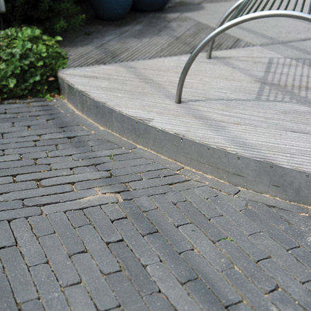 Stonique Trommel Waalformaat 5x20x7 cm Antraciet